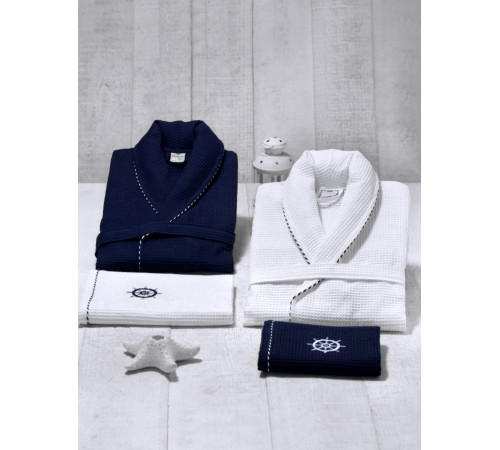 Marine Set мужской халат белый
