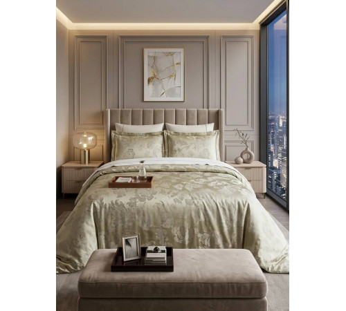 Ambre двуспальное постельное белье Maison D'or золотой купить