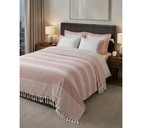 Babette розовый 155×220 см покрывало Maison D'or 