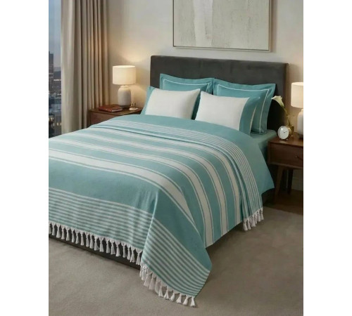 Babette ментоловый 155×220 см покрывало Maison D'or