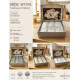 Набор полотенец Brise-Apone фиолетовый 40x60 см Maison D'or