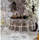 Garden Coffe grey серый скатерть Maison Dor 160 см