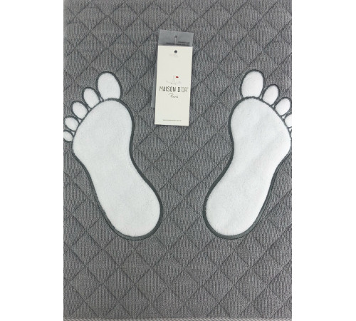 Doormat полотенце-коврик для ног Maison D'or серый