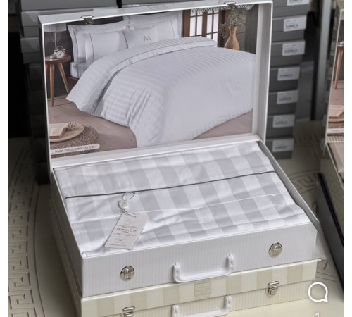 Elegance Embrodery двуспальное постельное белье Maison D'or ванильный 