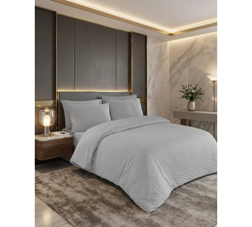 Elissa двуспальное постельное белье Maison D'or серый