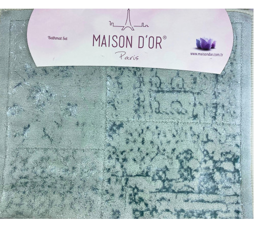 Gardiner ментоловый комплект 60х100, 50х60 см ковриков для ног Maison D'or