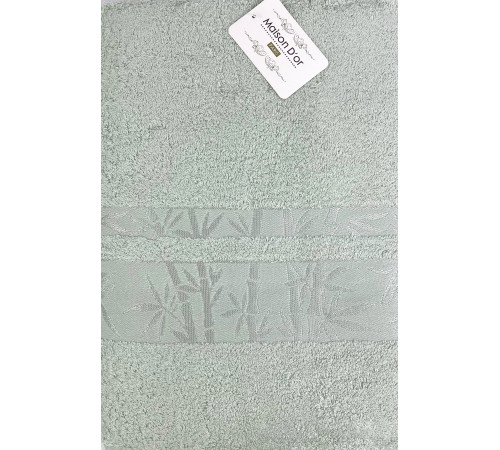 Jacquard дымчато-зеленый 85x150 см полотенце Maison D'or