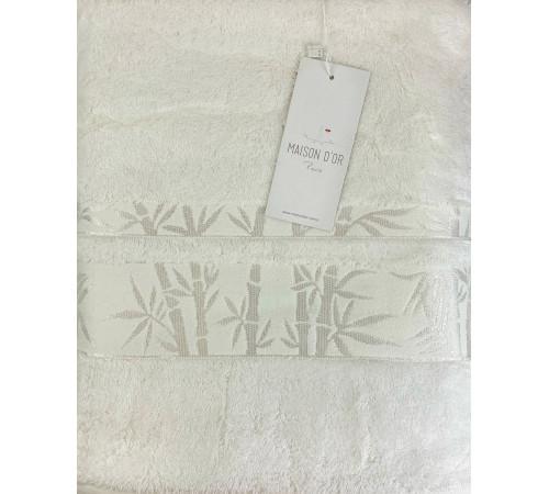 Jacquard ванильный 85x150 см полотенце Maison D'or