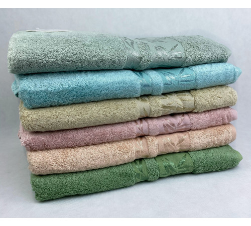 Jacquard зеленый 50x100 см полотенце Maison D'or
