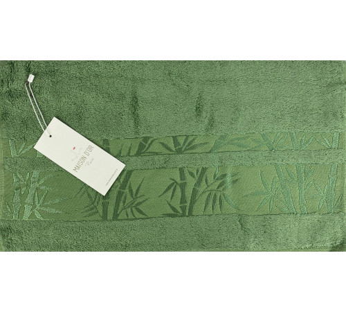 Jacquard зеленый 50x100 см полотенце Maison D'or
