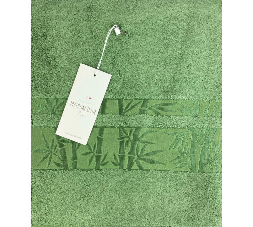 Jacquard зеленый 85x150 см полотенце Maison D'or