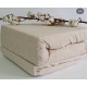 Jacquard двуспальное постельное белье молочный