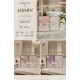 Набор полотенец Jasmin 50x100 см капучино-сирень Maison D'or 