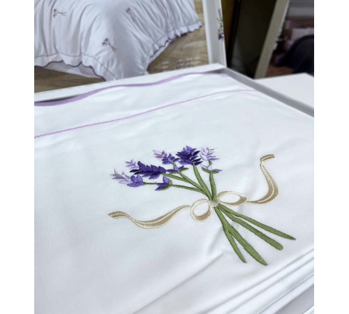 Lavender Embrodery двуспальное постельное белье фиолетовый