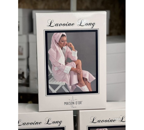 Lavoine Long женский халат Maison D'or фиолетовый