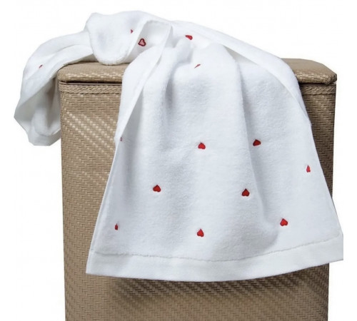 Love Hearts 85х150 см полотенце для ванны красный