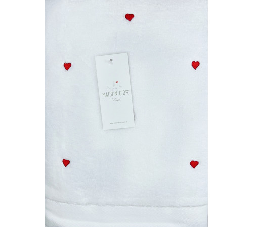Love Hearts 85х150 см полотенце для ванны красный