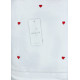 Love Hearts 85х150 см полотенце для ванны красный