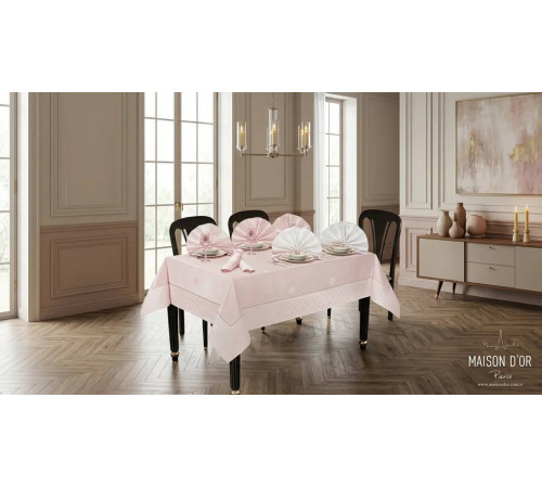 Magnole 160×270 см скатерть розовый