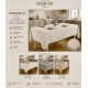Marinella 160×320 см бежевый скатерть Maison Dor