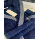 Marine Striped мужской халат Maison D'or синий