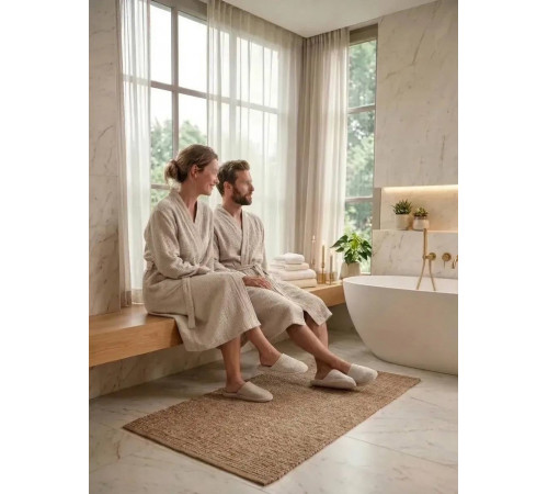 Nature Comfort халат муслиновый бежевый