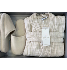 Nature Comfort халат муслиновый бежевый