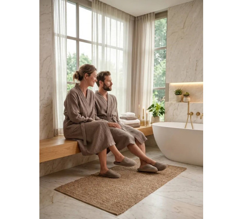 Nature Comfort халат муслиновый коричневый