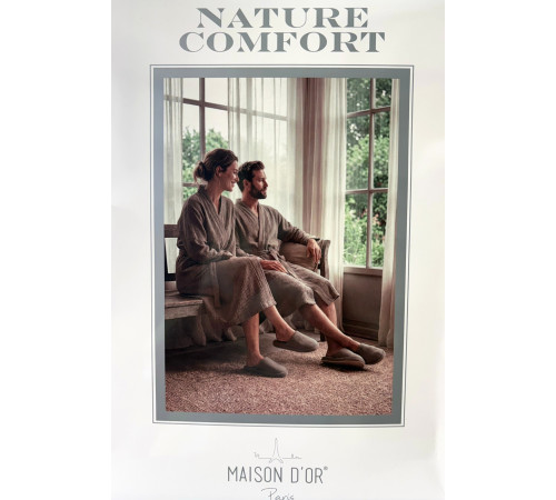 Nature Comfort халат муслиновый коричневый