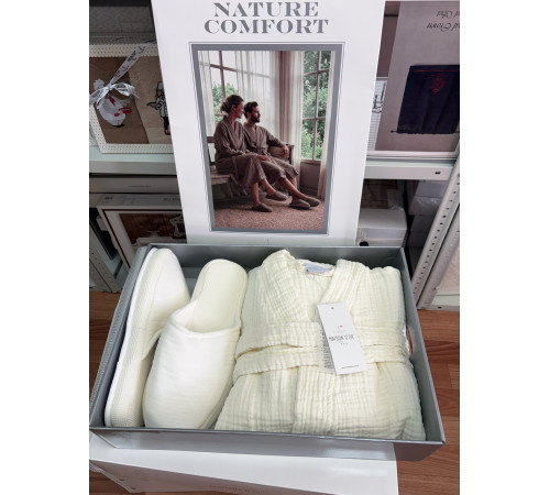 Nature Comfort халат муслиновый ванильный