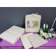 Natural Cotton полутороспальное постельное белье Maison D'or бежевый широкая полоска