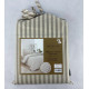 Natural Cotton полутороспальное постельное белье Maison D'or бежевый широкая полоска