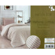 Natural Cotton полутороспальное постельное белье Maison D'or розовый широкая полоска