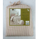 Natural Cotton полутороспальное постельное белье Maison D'or розовый узкая полоска