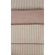 Natural Cotton полутороспальное постельное белье Maison D'or розовый узкая полоска