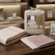 Natural Cotton полутороспальное постельное белье Maison D'or розовый узкая полоска