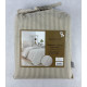 Natural Cotton полутороспальное постельное белье Maison D'or бежевый узкая полоска