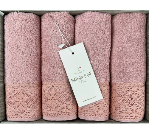 Набор полотенец Naturella 40x60 см розовый Maison D'or