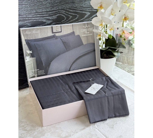 New Rails двуспальное белье Maison D'or антрацит купить