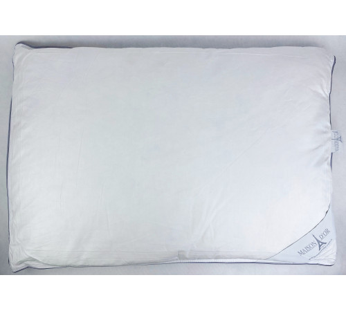 Plumes Twin 50x70 см (50% пух, 50% перо) серебряная кайма подушка Maison D'or