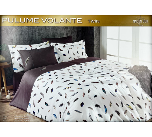Pulume Volante Twin антрацит постельное белье Maison D'or 