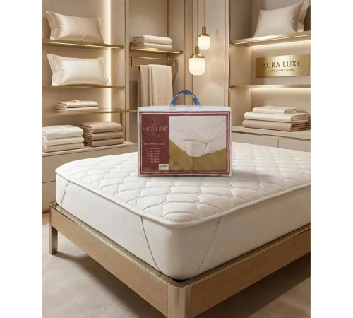 Quilted Mattres Cover 180×200 см наматрасник белый