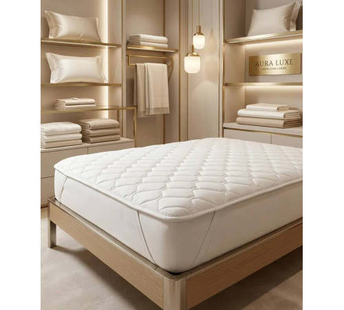 Quilted Mattres Cover 180×200 см наматрасник белый