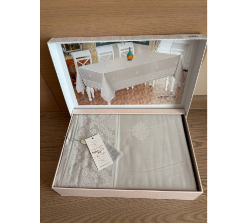 Rachel 160х270 см скатерть Maison D'or каменный