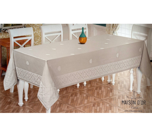 Rachel 160х270 см скатерть Maison D'or каменный