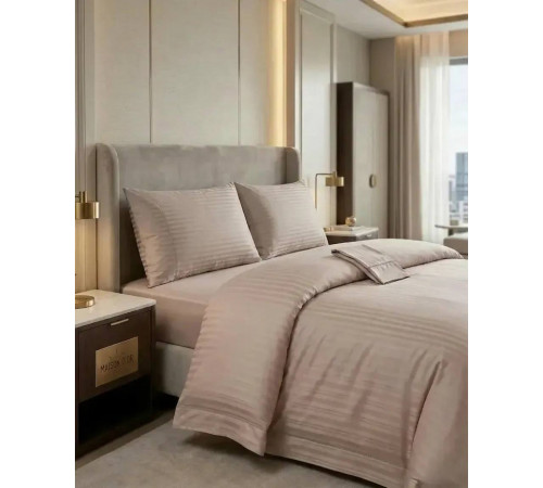 Raye Elegante двуспальное постельное белье Maison D'or бежевый