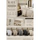 Raye Elegante двуспальное постельное белье Maison D'or серый