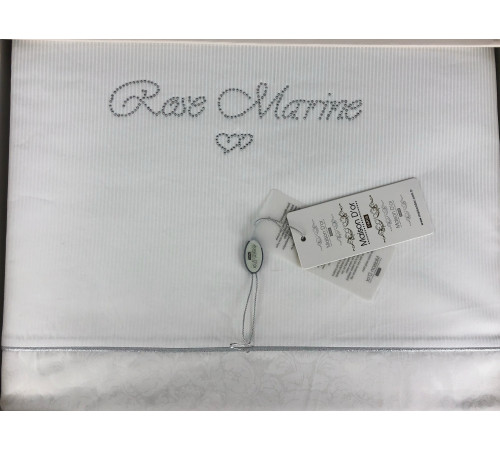 Rose Marine двуспальное постельное белье белый