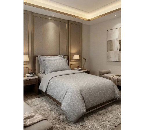 Rose Marine полутороспальное постельное белье Maison D'or серый купить в интернет-магазине