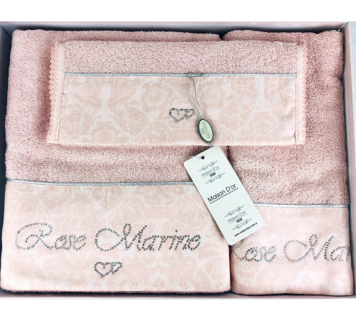 Rose Marine полотенца брусника